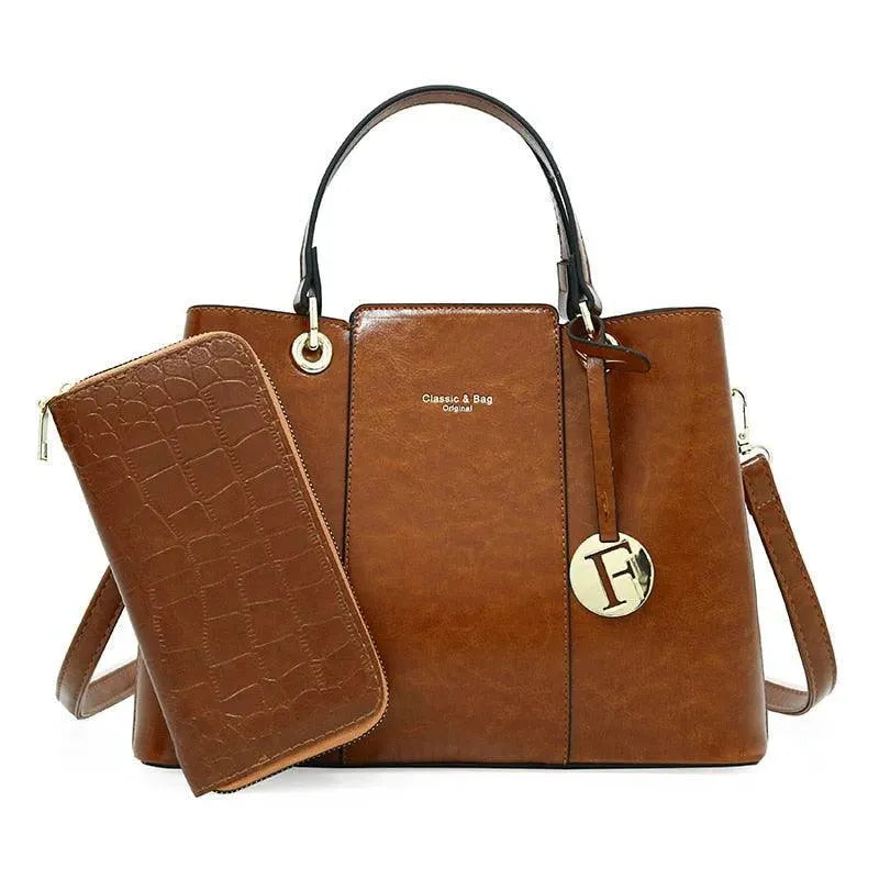 Tote Handbag With Purse - Handbag - LeStyleParfait