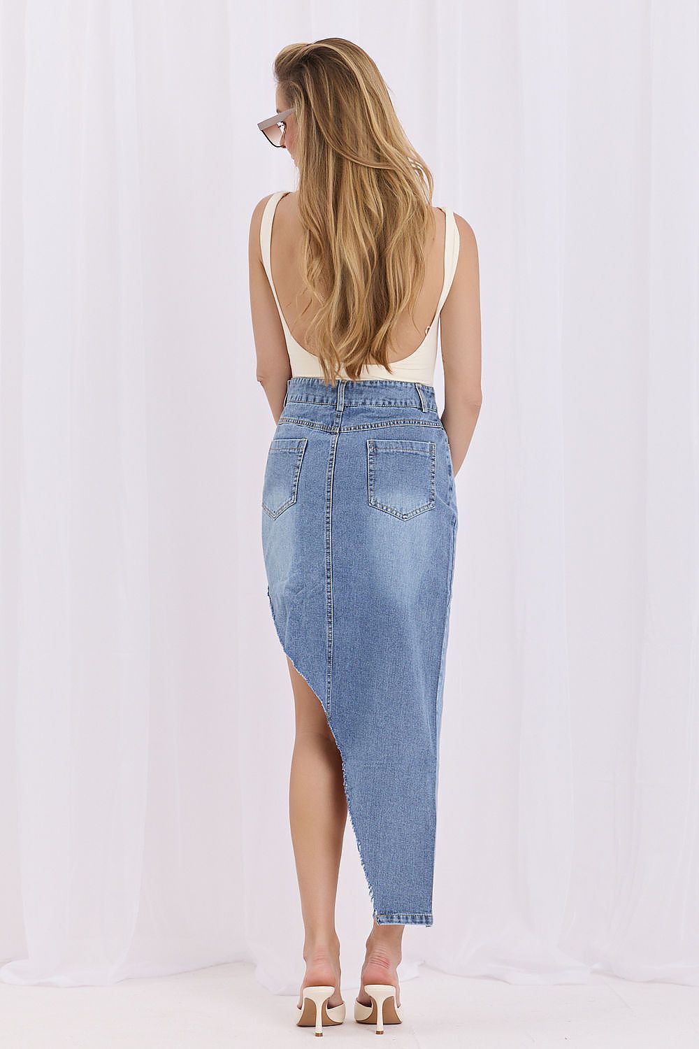 Urban Streetwear Button Midi Skirt-Women's Skirt-LeStyleParfait