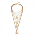 Virgin Mary and Cross Pendant Necklace - Pendant Necklace - LeStyleParfait
