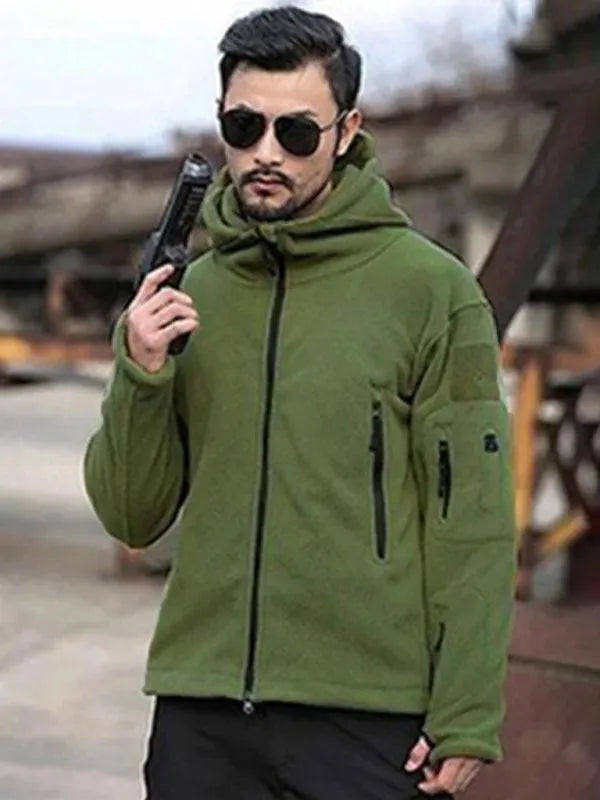 Warm Liner Fleece Men Hoodie-Men Hoodie-LeStyleParfait
