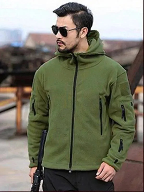 Warm Liner Fleece Men Hoodie-Men Hoodie-LeStyleParfait