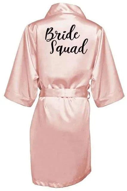 Wedding Nightgowns - Letter Print Robe - Nightgown - LeStyleParfait