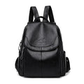 White Leather Women's Backpack - Backpack - LeStyleParfait