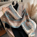 Wild Floral Double-Sided Cashmere Women Scarf - Scarf - LeStyleParfait