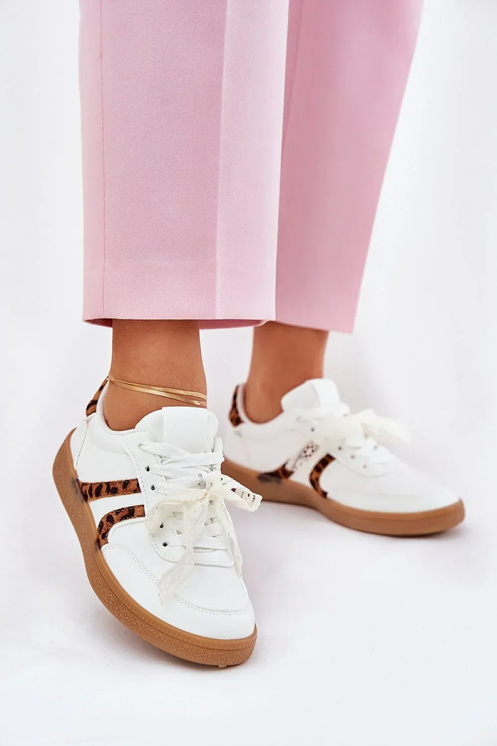 Women Animal Print Low-Top Sneakers Lightweight Casual Shoes-women sneakers-LeStyleParfait