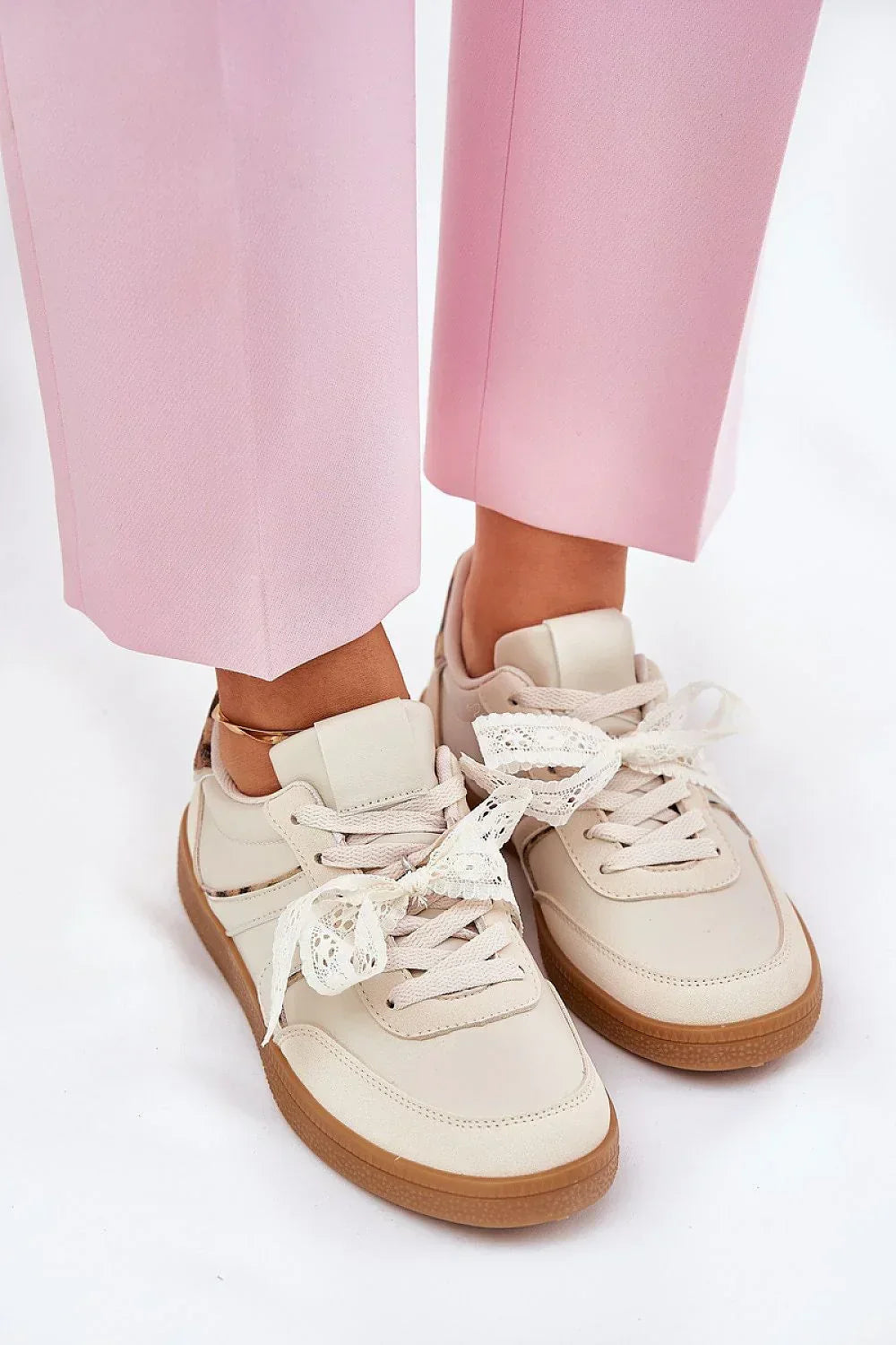 Women Animal Print Low-Top Sneakers Lightweight Casual Shoes-women sneakers-LeStyleParfait