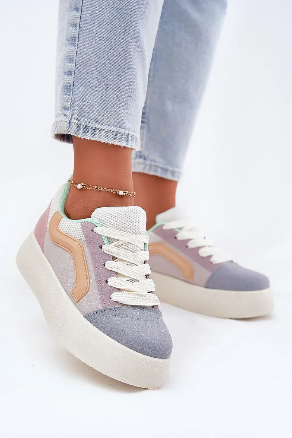 Women Breathable Mesh Platform Sneakers Everyday Casual Shoes-women sneakers-LeStyleParfait