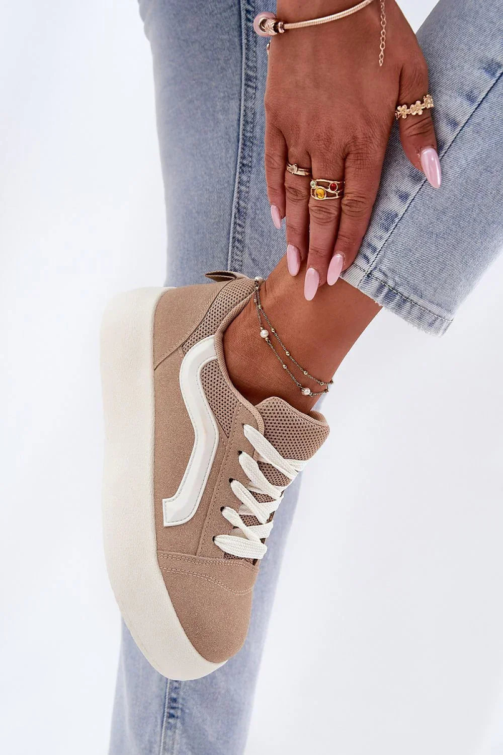 Women Breathable Mesh Platform Sneakers Everyday Casual Shoes-women sneakers-LeStyleParfait