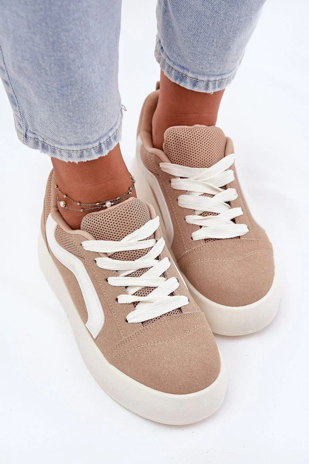 Women Breathable Mesh Platform Sneakers Everyday Casual Shoes-women sneakers-LeStyleParfait