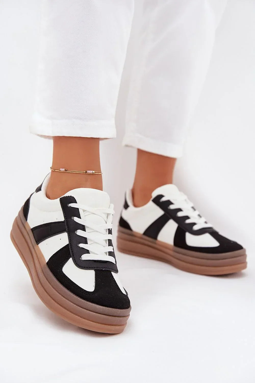 Women Chunky Platform Sneakers Arch Support Casual Shoes-women sneakers-LeStyleParfait