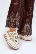 Women Chunky Platform Sneakers Breathable Mesh Casual Shoes-women sneakers-LeStyleParfait