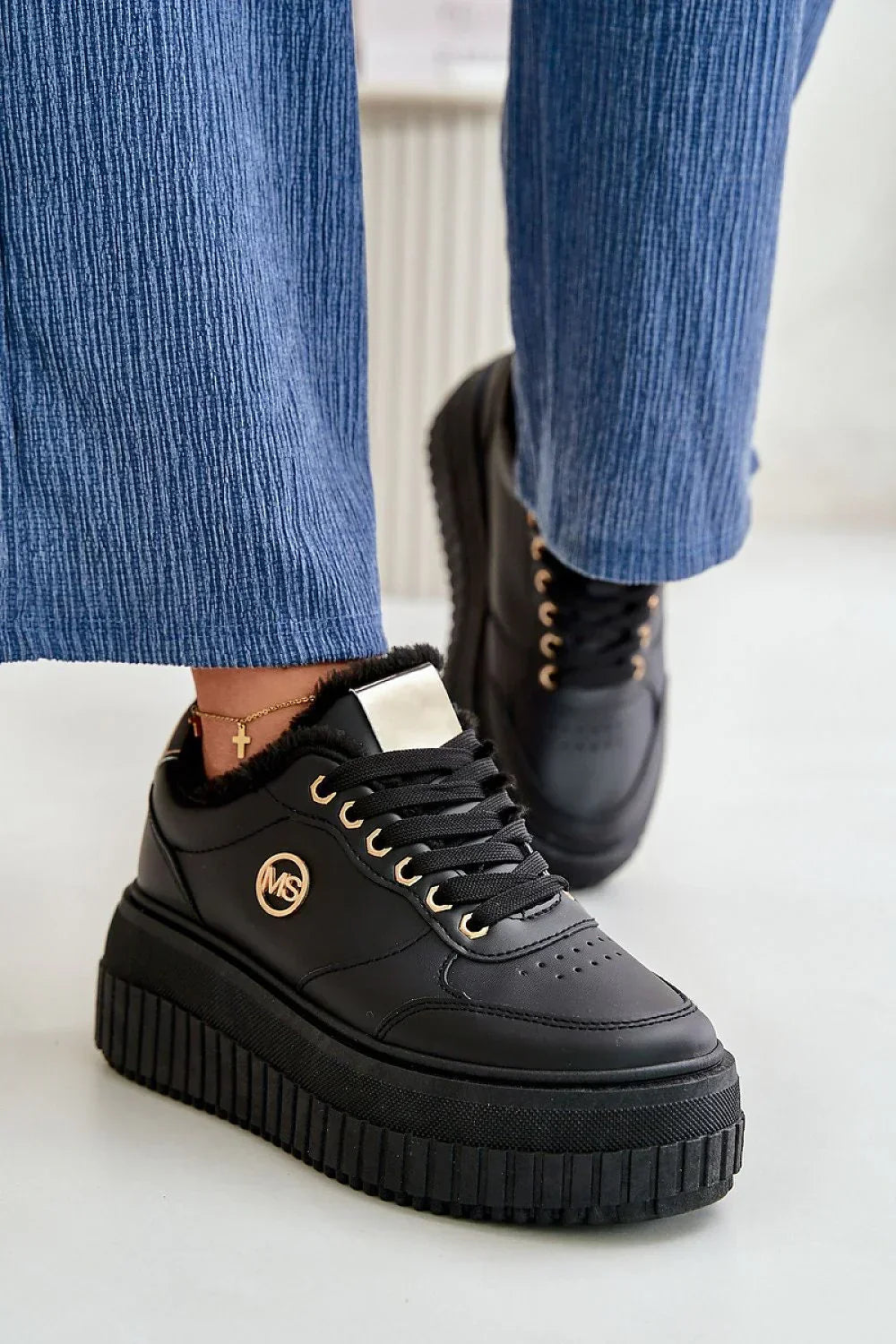 Women Chunky Platform Sneakers Insulated Outdoor Winter Shoes-women sneakers-LeStyleParfait