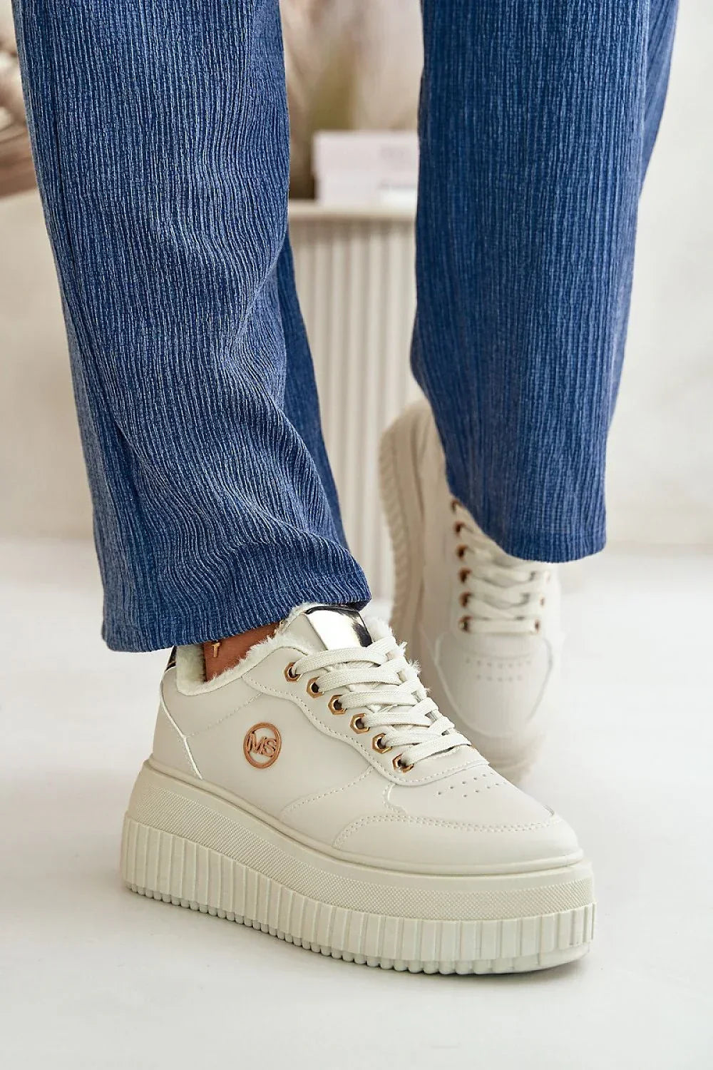 Women Chunky Platform Sneakers Insulated Outdoor Winter Shoes-women sneakers-LeStyleParfait
