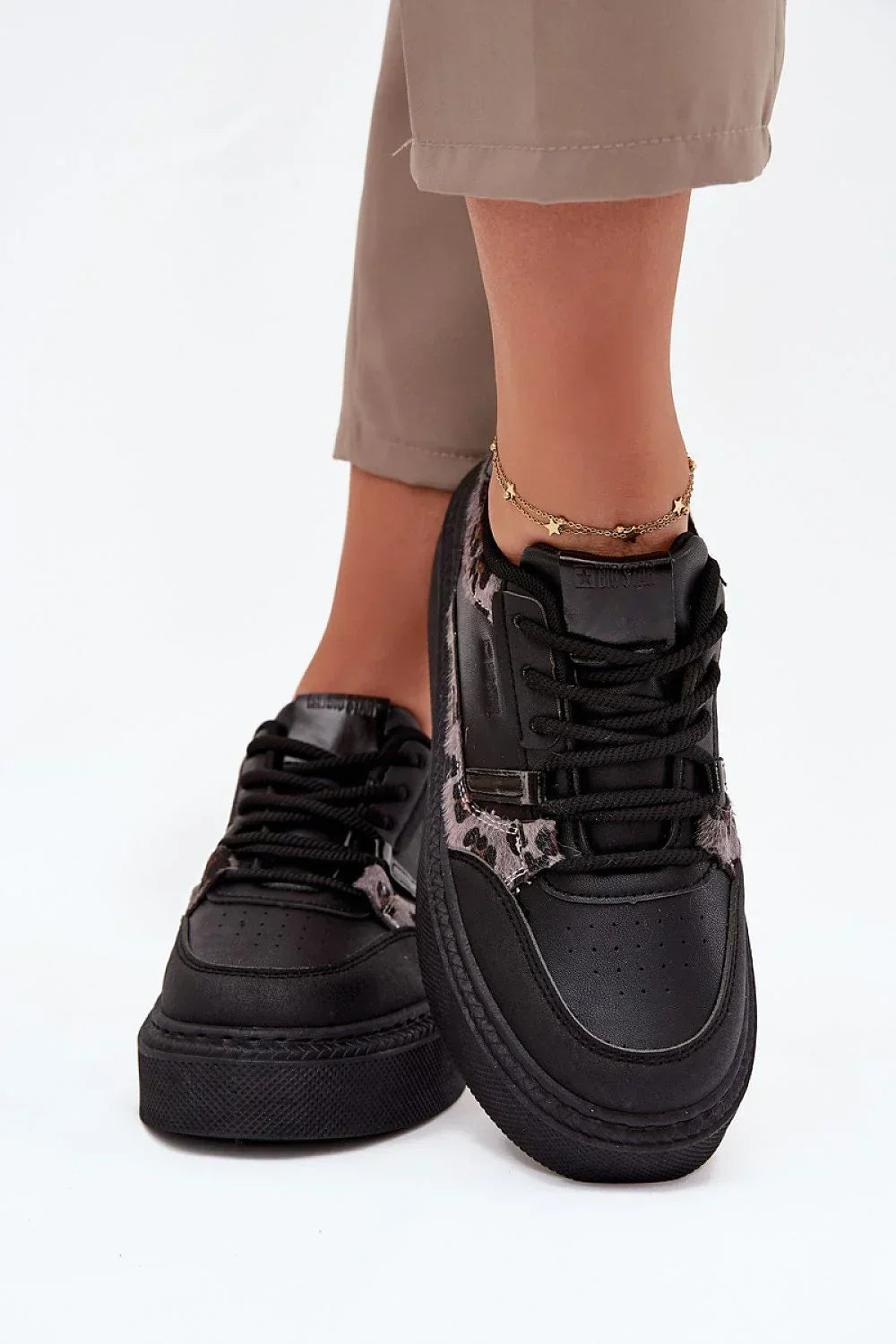Women Chunky Platform Sneakers Vegan Casual Streetwear Shoes-women sneakers-LeStyleParfait