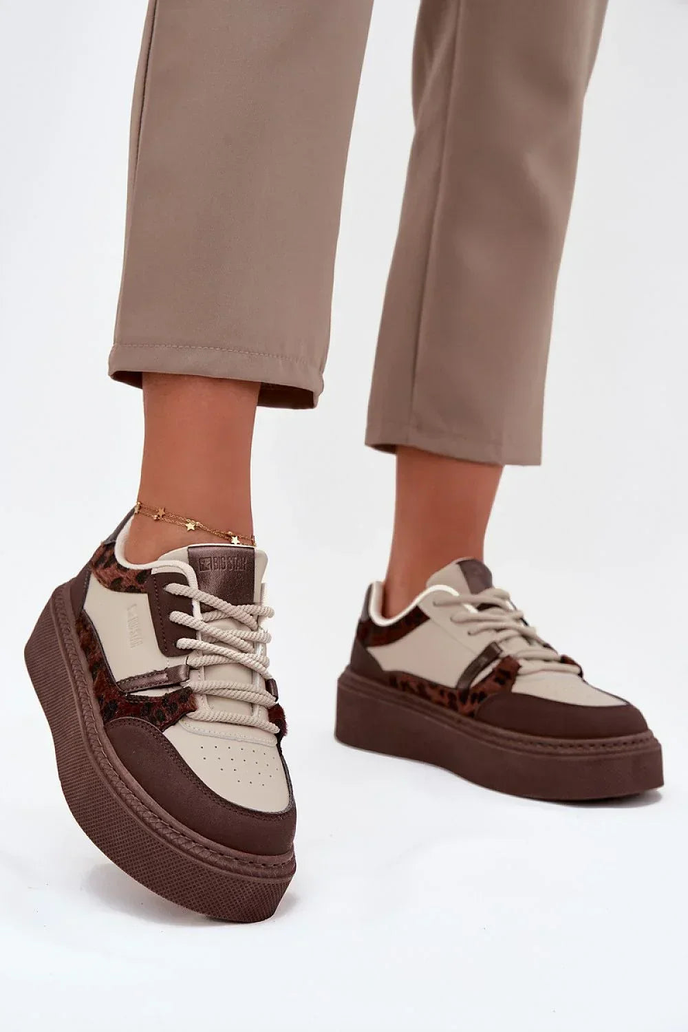 Women Chunky Platform Sneakers Vegan Casual Streetwear Shoes-women sneakers-LeStyleParfait