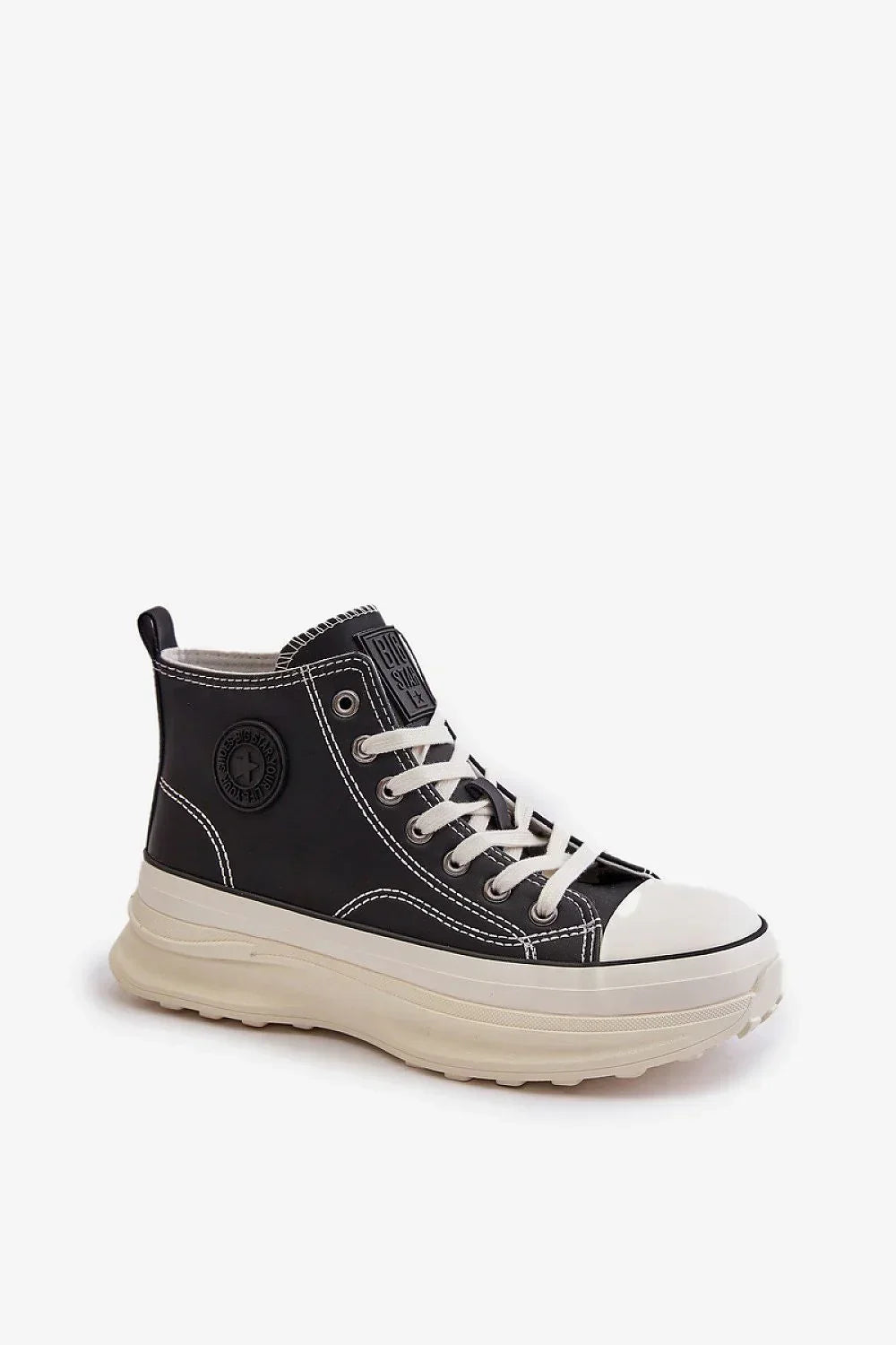 Women Classic High Top Platform Sneakers Lightweight Travel Shoes-women sneakers-LeStyleParfait