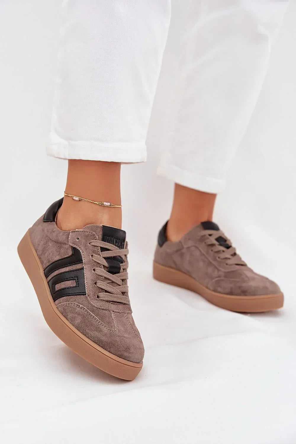 Women Colorblock Low-Top Sneakers Lightweight Travel Casual Shoes-women sneakers-LeStyleParfait