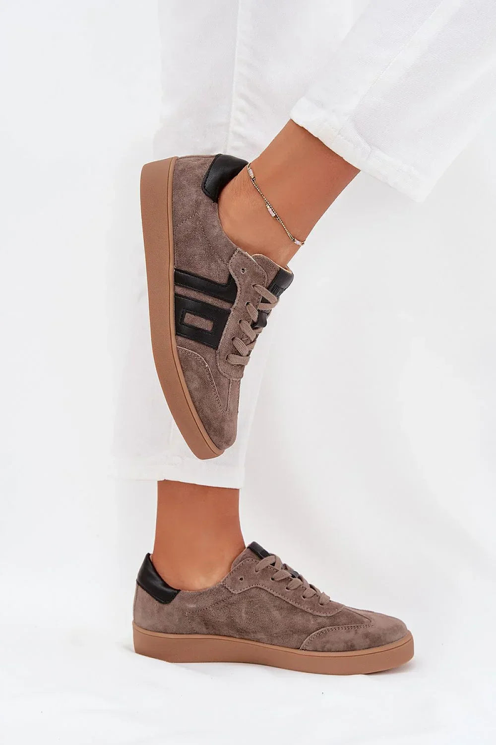Women Colorblock Low-Top Sneakers Lightweight Travel Casual Shoes-women sneakers-LeStyleParfait