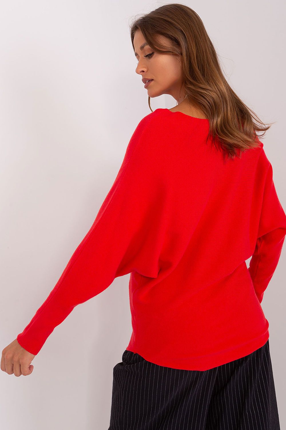 Women Cozy Batwing Sweater Lounge Knit-Women's Sweater-LeStyleParfait