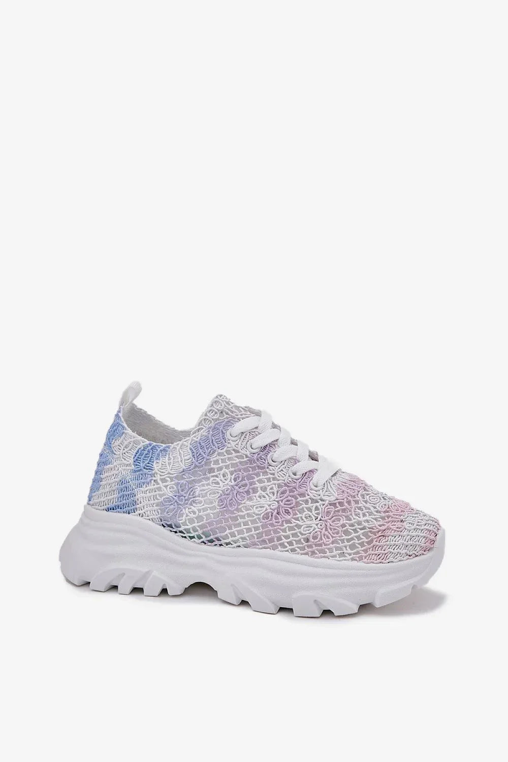 Women Crochet Mesh Platform Sneakers Breathable Summer Shoes-women sneakers-LeStyleParfait
