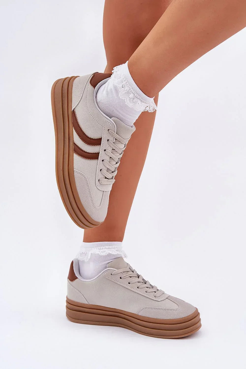 Women Eco Platform Sneakers Lightweight Casual Travel Shoes-women sneakers-LeStyleParfait