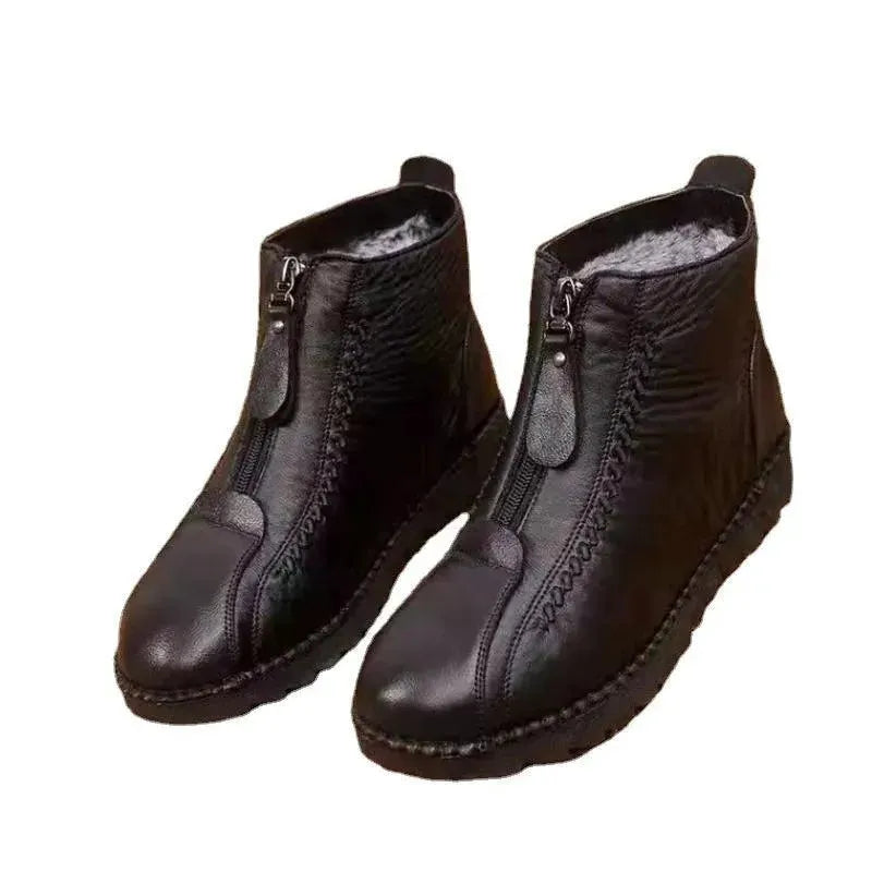 Women Flat Winter Casual Ankle Boots - Ankle Boots - LeStyleParfait