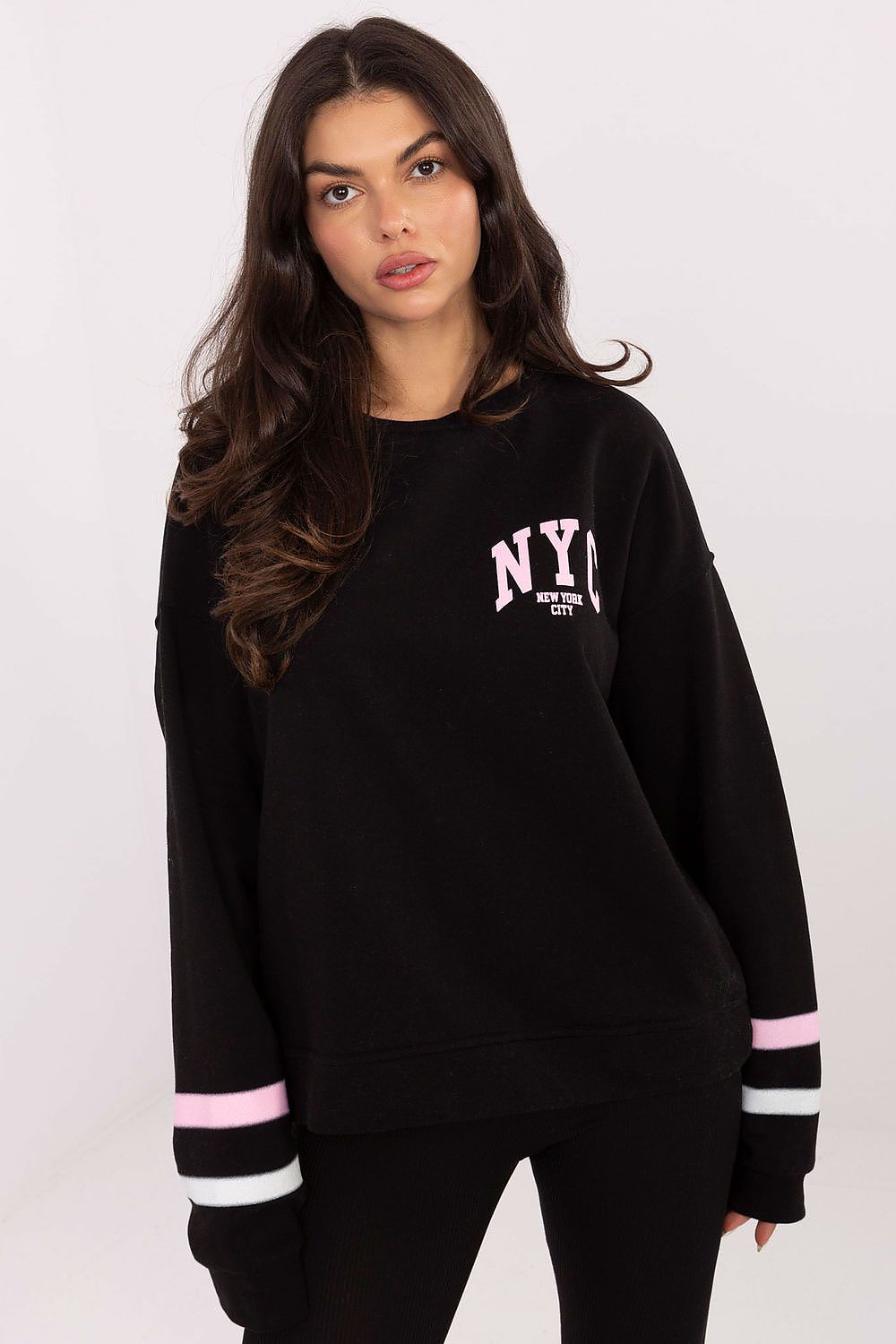 Women Graphic Print Loose Sweatshirt Urban Style-Women Sweatshirt-LeStyleParfait