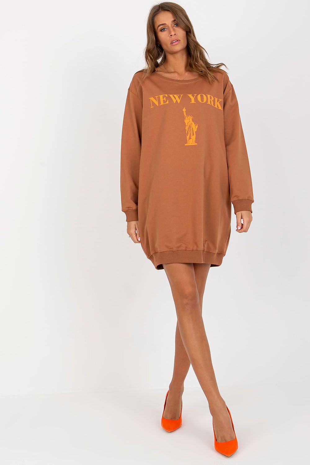 Women Graphic Print Oversized Sweatshirt Street Style-Women Sweatshirt-LeStyleParfait