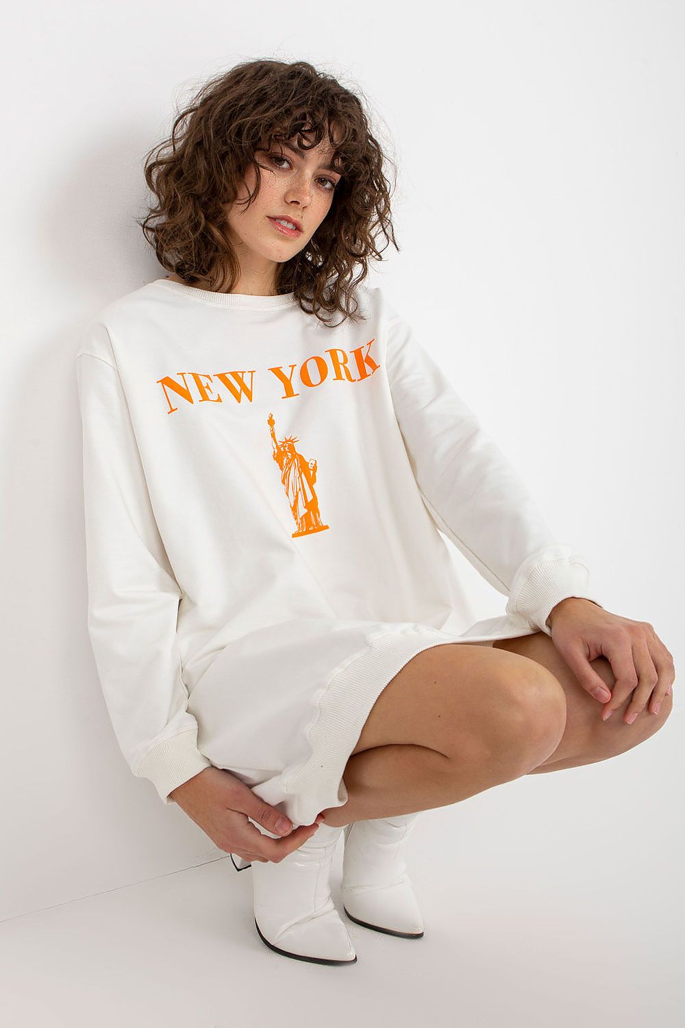 Women Graphic Print Oversized Sweatshirt Street Style-Women Sweatshirt-LeStyleParfait