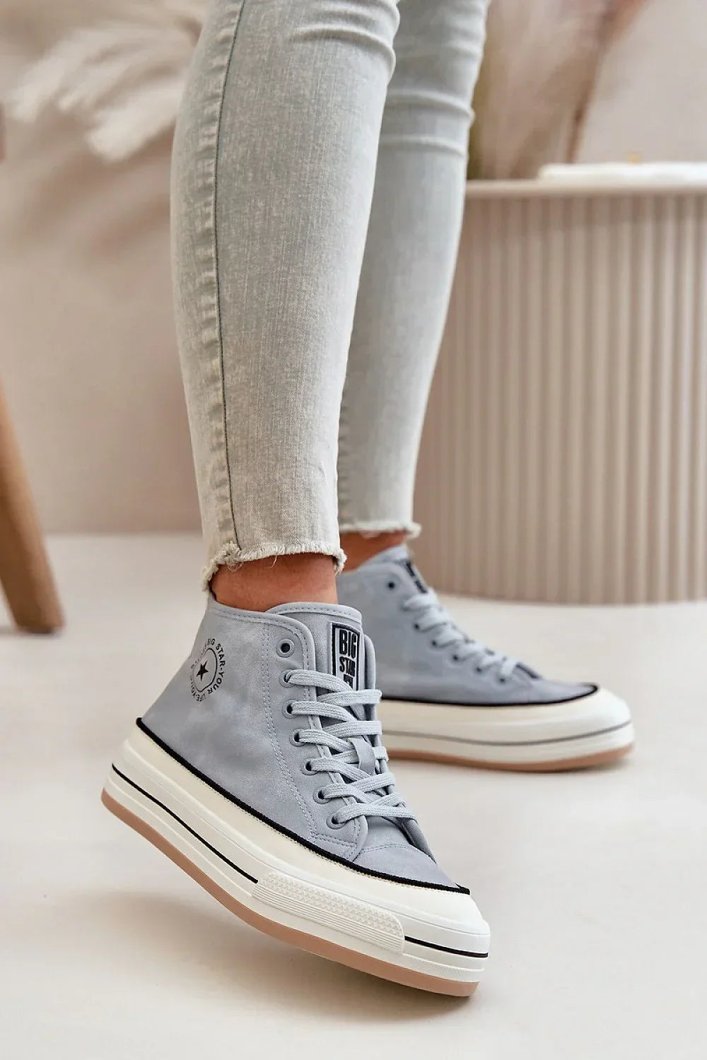 Women High Top Platform Sneakers Insulated Slip Resistant Shoes-women sneakers-LeStyleParfait