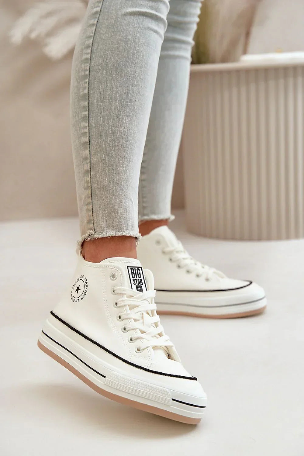 Women High Top Platform Sneakers Insulated Slip Resistant Shoes-women sneakers-LeStyleParfait