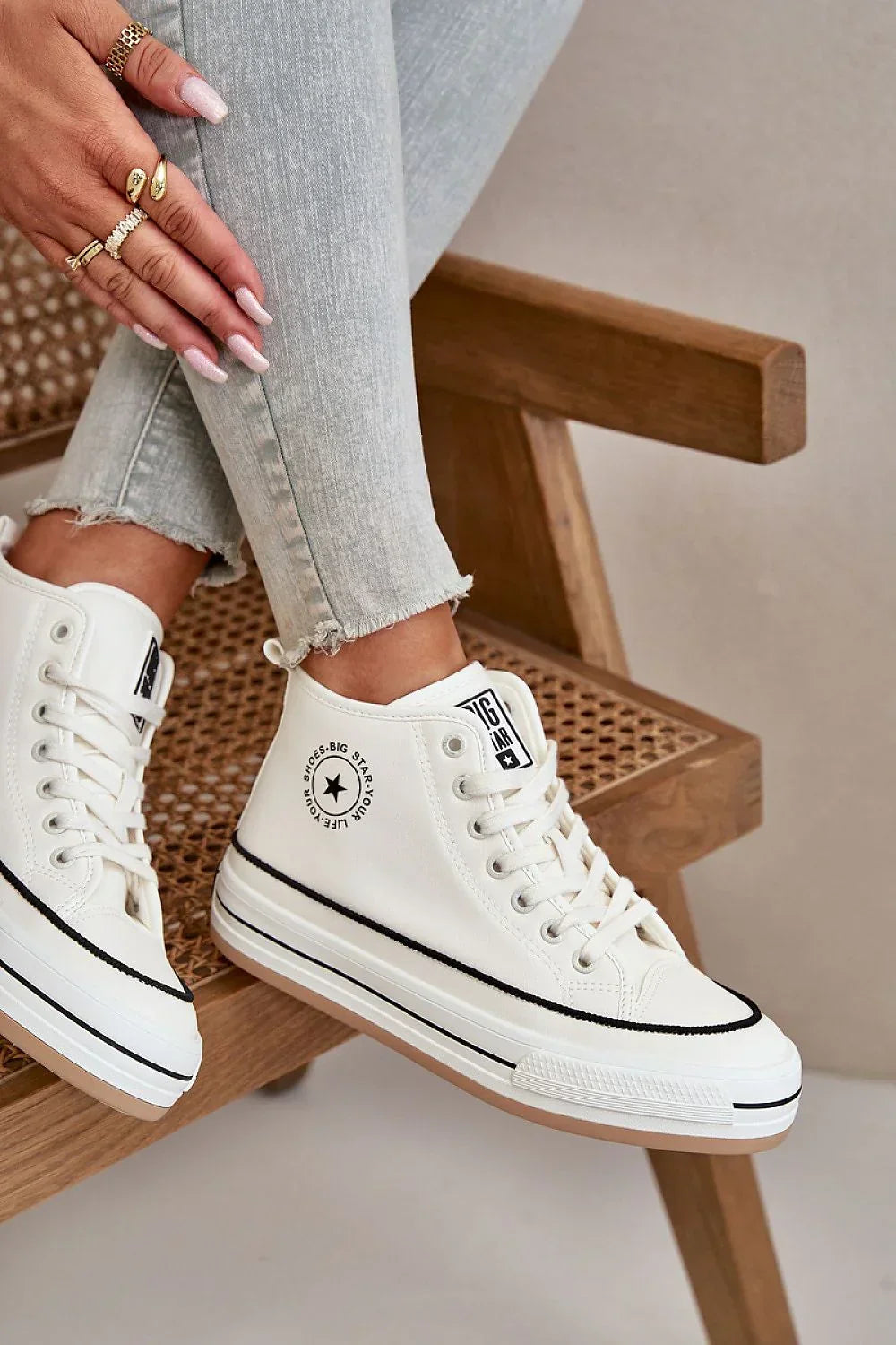 Women High Top Platform Sneakers Insulated Slip Resistant Shoes-women sneakers-LeStyleParfait