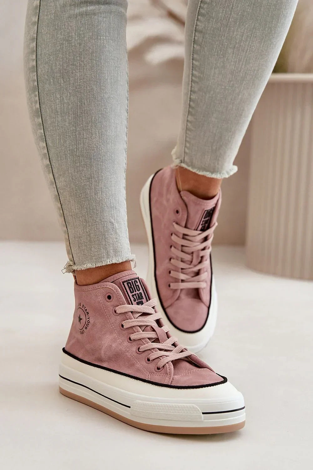 Women High Top Platform Sneakers Insulated Slip Resistant Shoes-women sneakers-LeStyleParfait