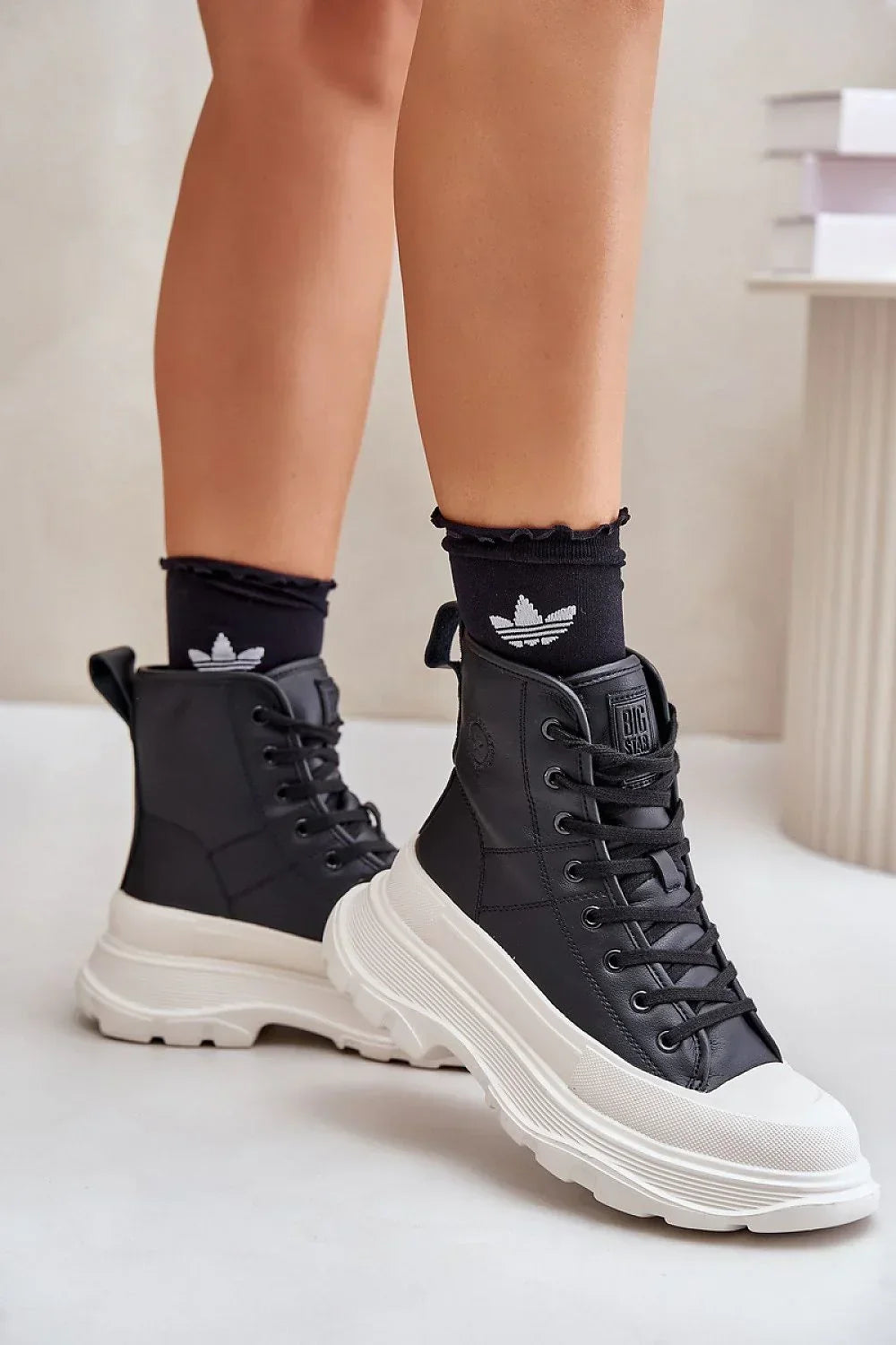 Women High Top Platform Sneakers Insulated Winter Casual Shoes-women sneakers-LeStyleParfait
