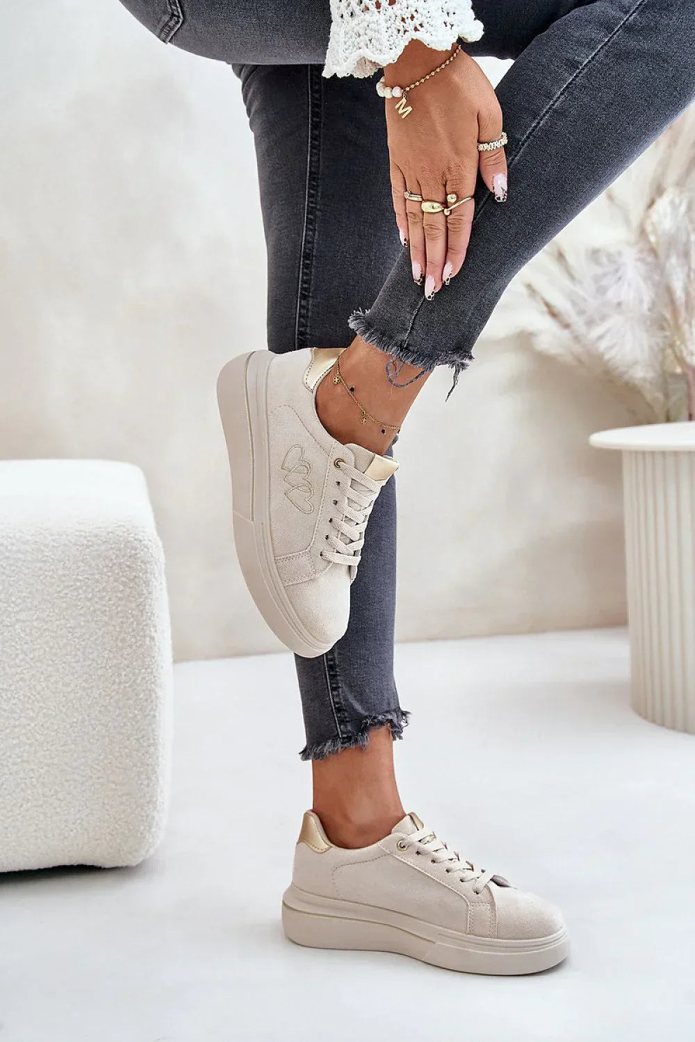 Women Insulated Platform Sneakers Casual Winter Streetwear Shoes-women sneakers-LeStyleParfait
