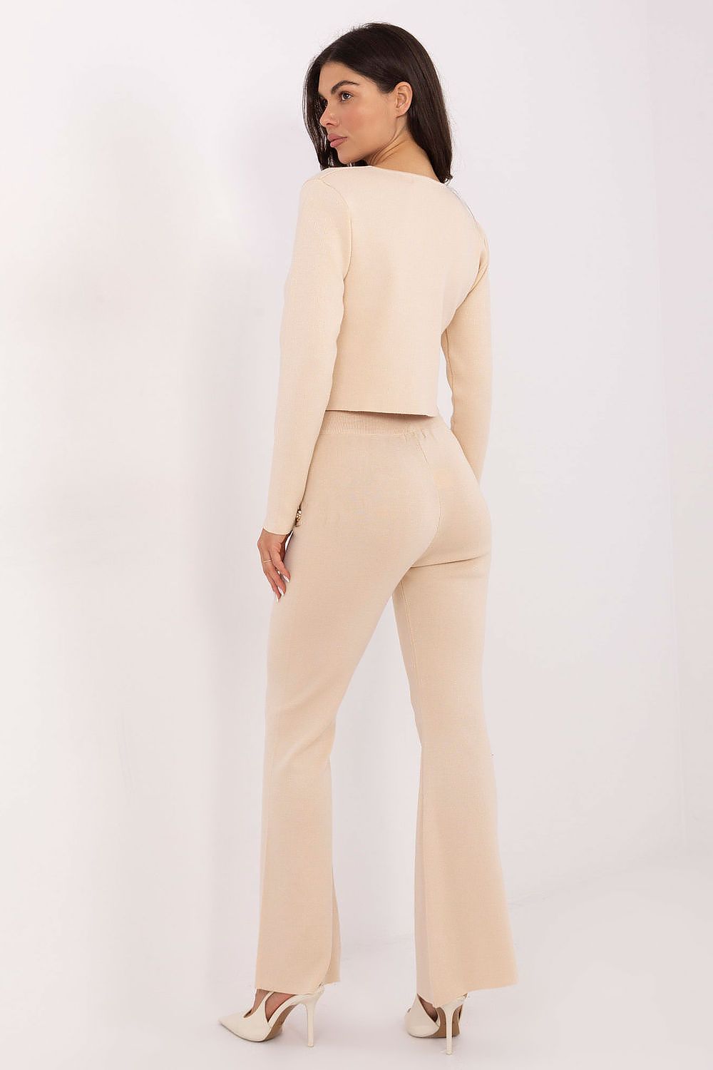 Women Knit Sweater Set Elegant Lounge-Women's Sweater-LeStyleParfait