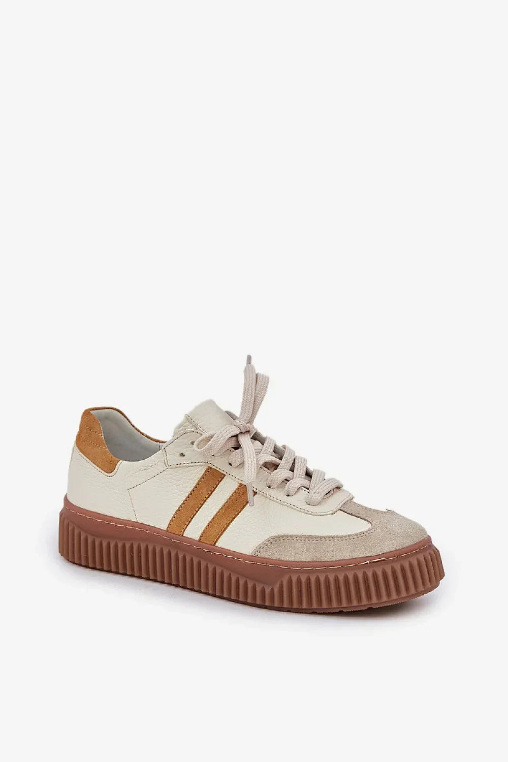 Women Leather Platform Sneakers Casual Everyday Travel Shoes-women sneakers-LeStyleParfait