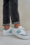 Women Leather Platform Sneakers Casual Everyday Travel Shoes-women sneakers-LeStyleParfait