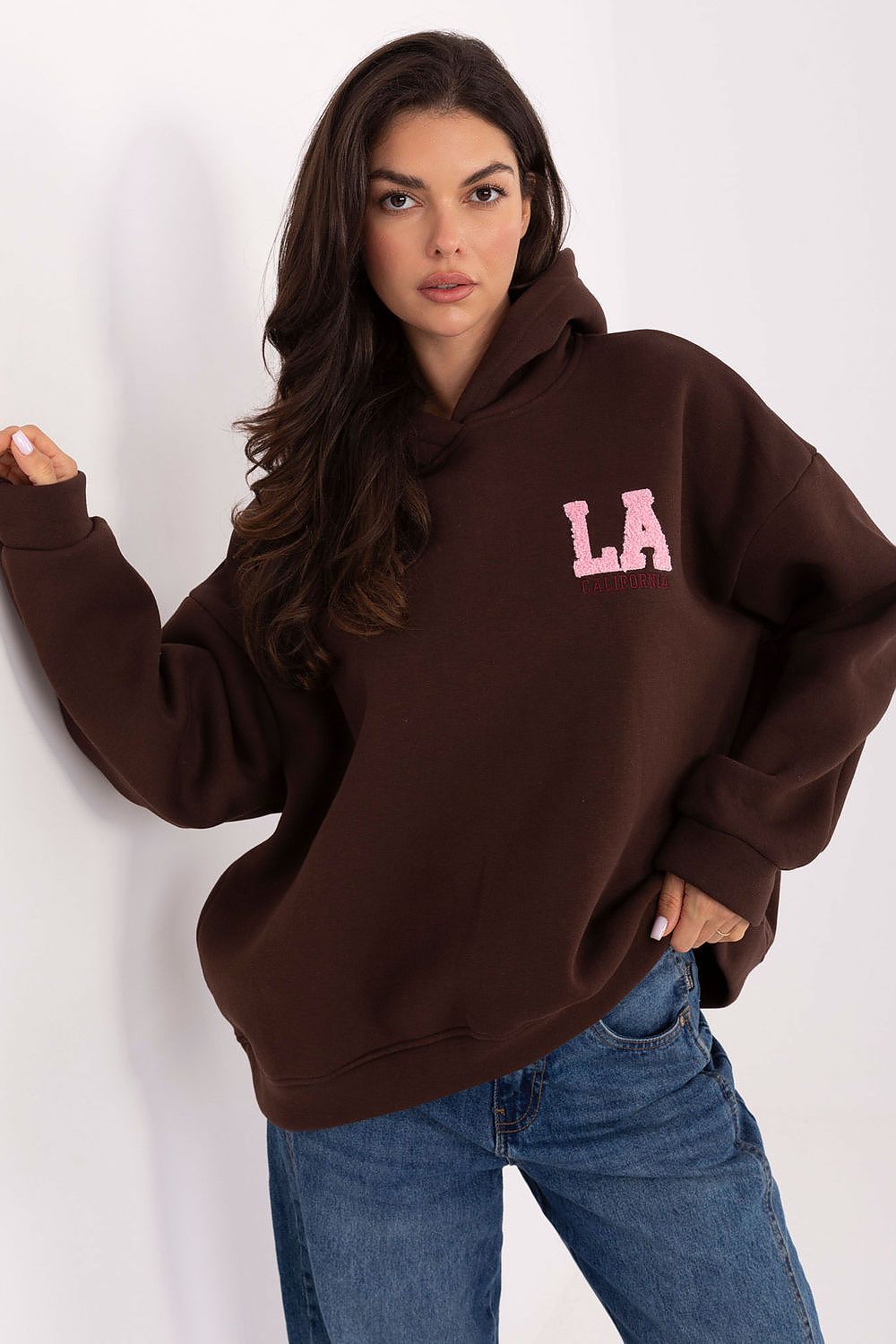 Women Loose Embroidered Hoodie Premium Style-Women Hoodie-LeStyleParfait