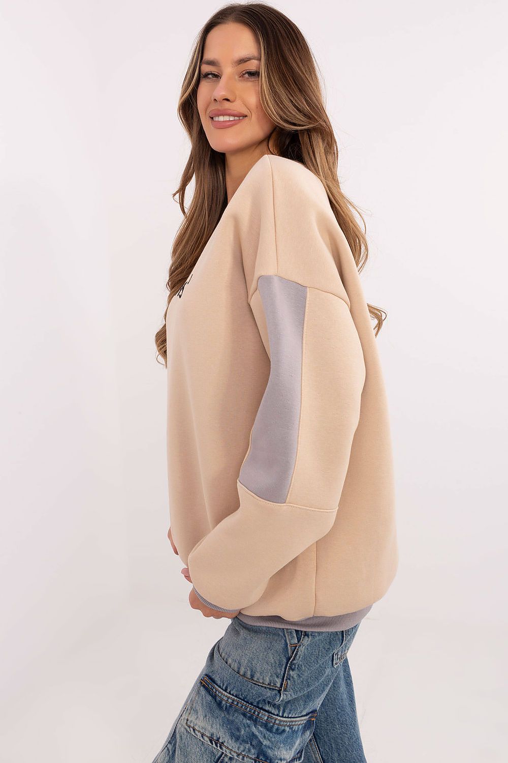 Women Loose Embroidered Sweatshirt Premium Style-Women Sweatshirt-LeStyleParfait