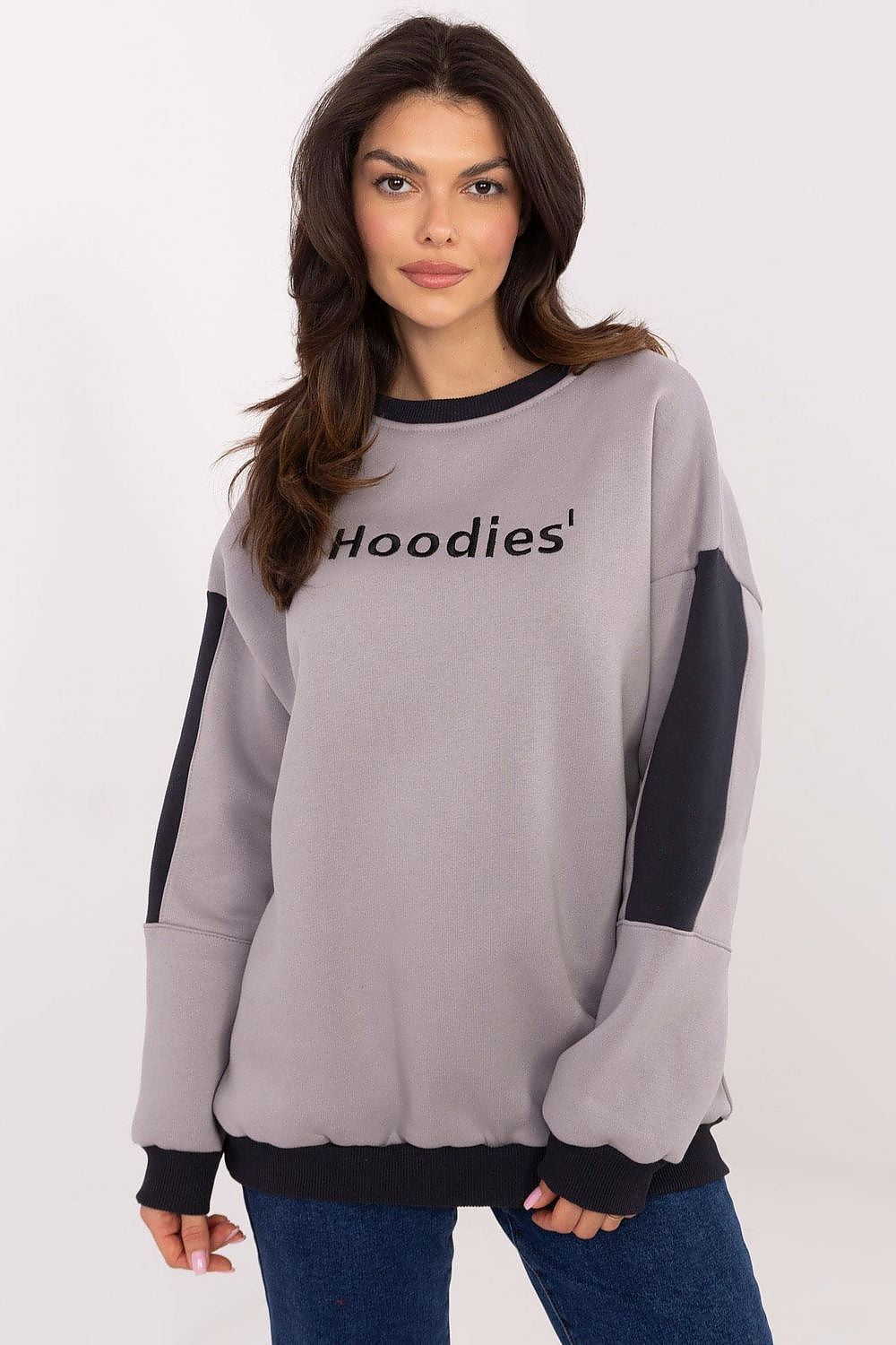 Women Loose Embroidered Sweatshirt Premium Style-Women Sweatshirt-LeStyleParfait