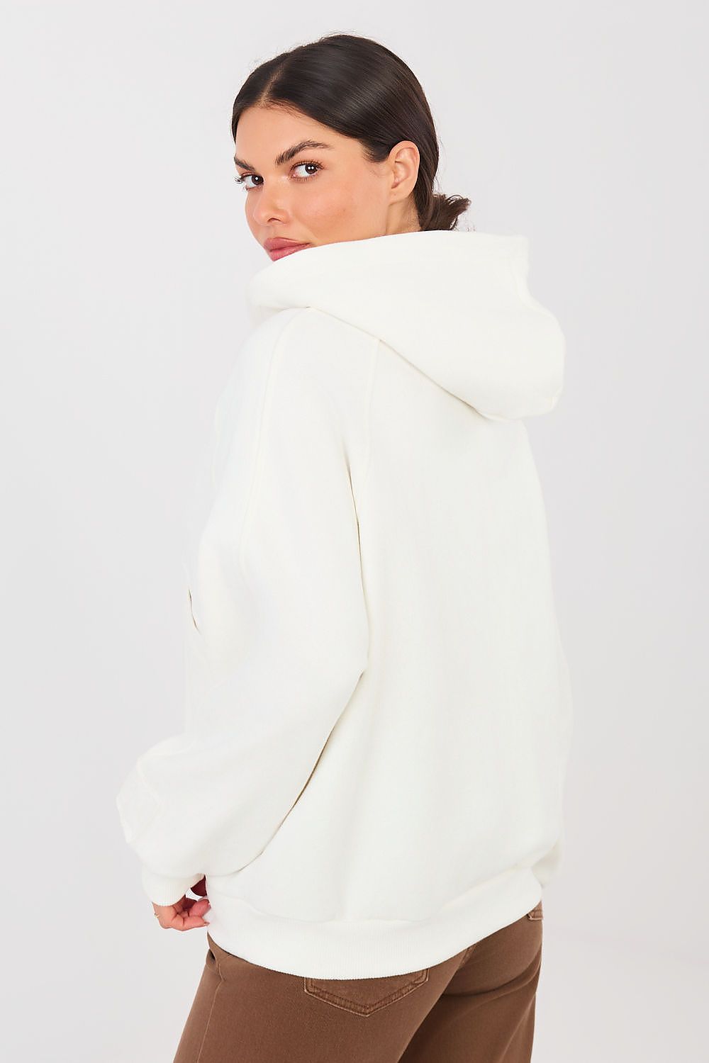 Women Loose Embroidered Zip-Up Hoodie Premium Style-Women Hoodie-LeStyleParfait