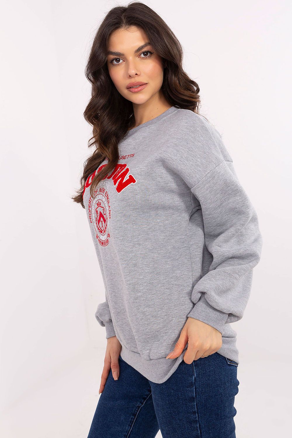 Women Loose Graphic Sweatshirt Urban Style-Women Sweatshirt-LeStyleParfait