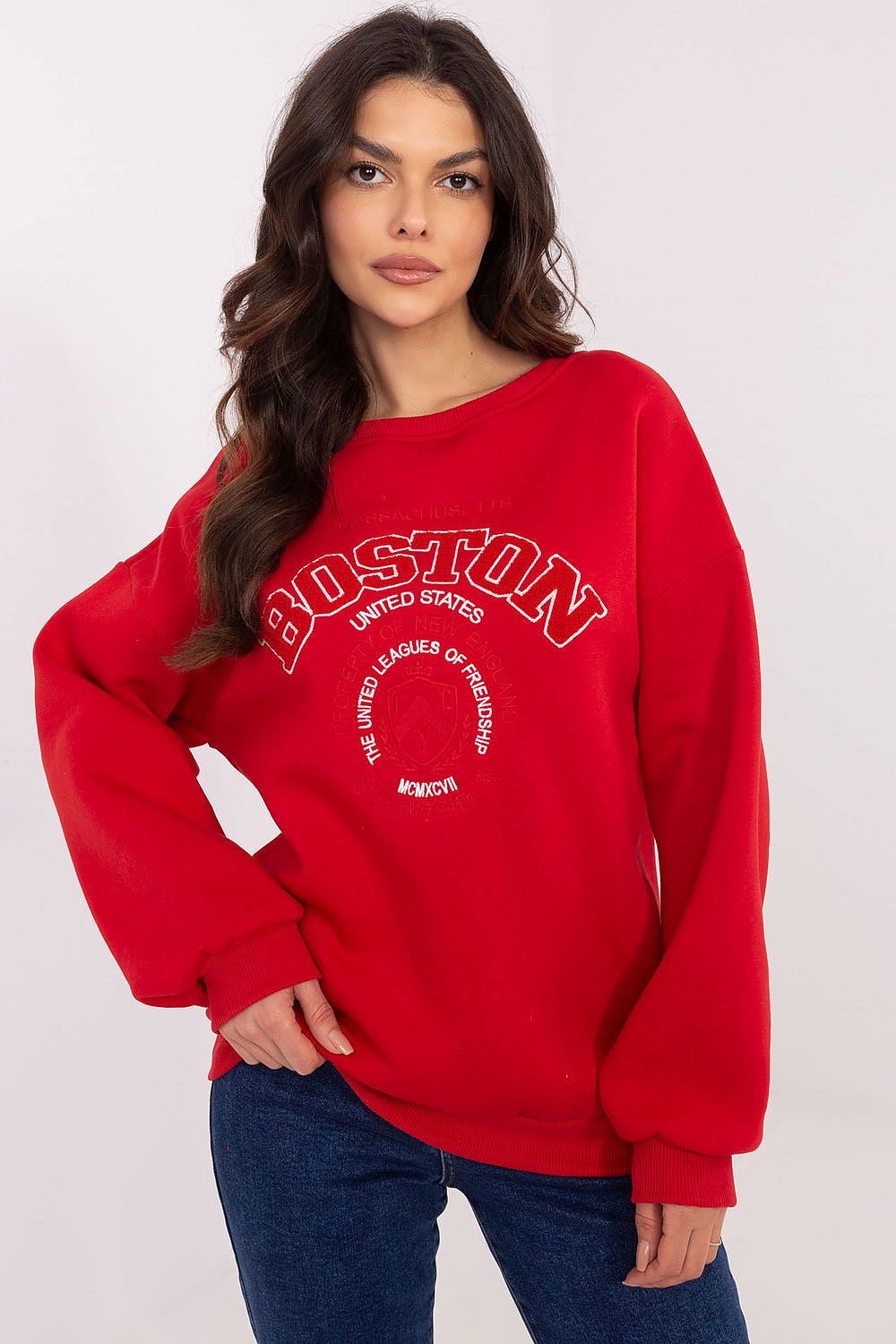 Women Loose Graphic Sweatshirt Urban Style-Women Sweatshirt-LeStyleParfait