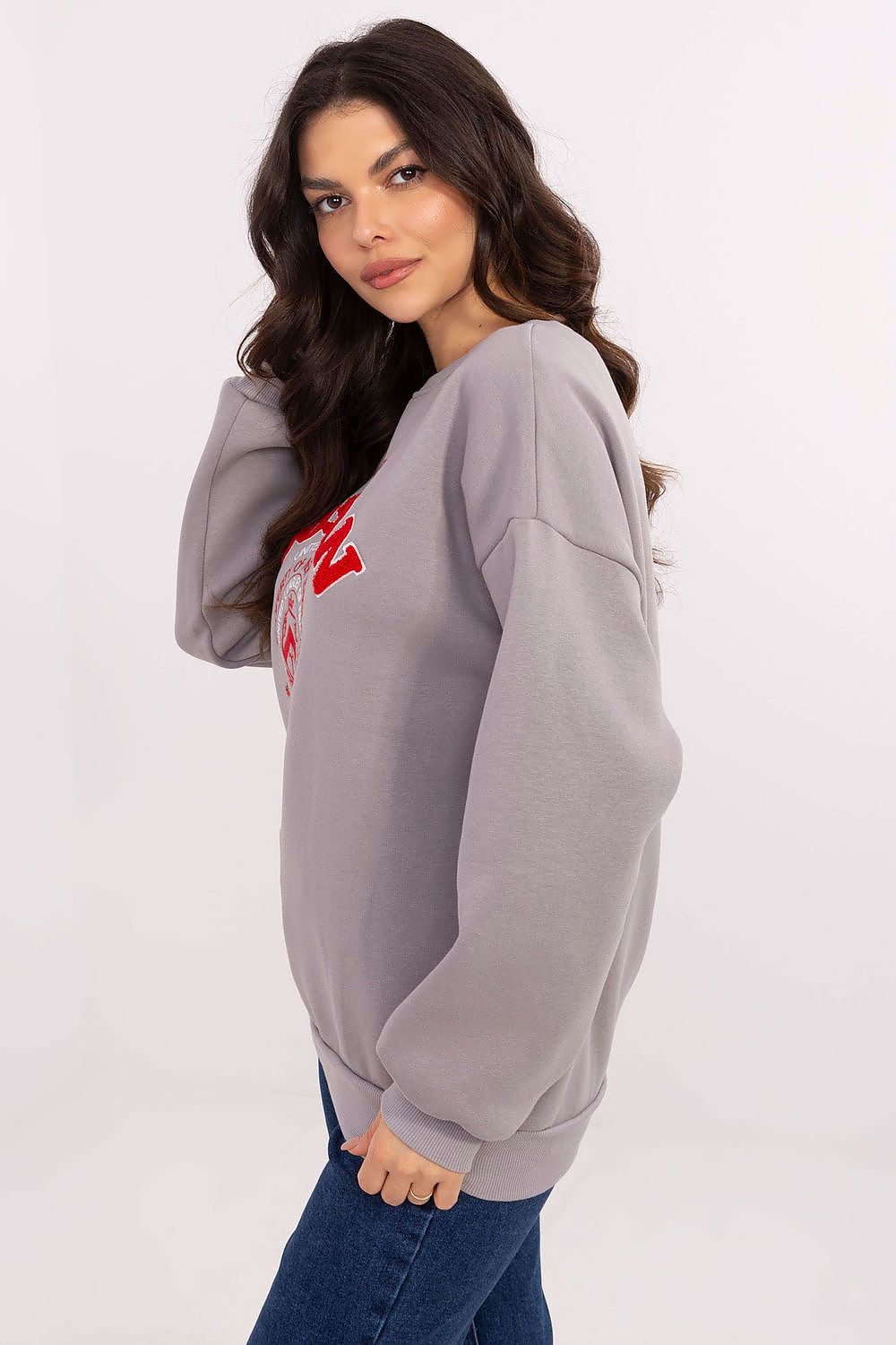 Women Loose Graphic Sweatshirt Urban Style-Women Sweatshirt-LeStyleParfait