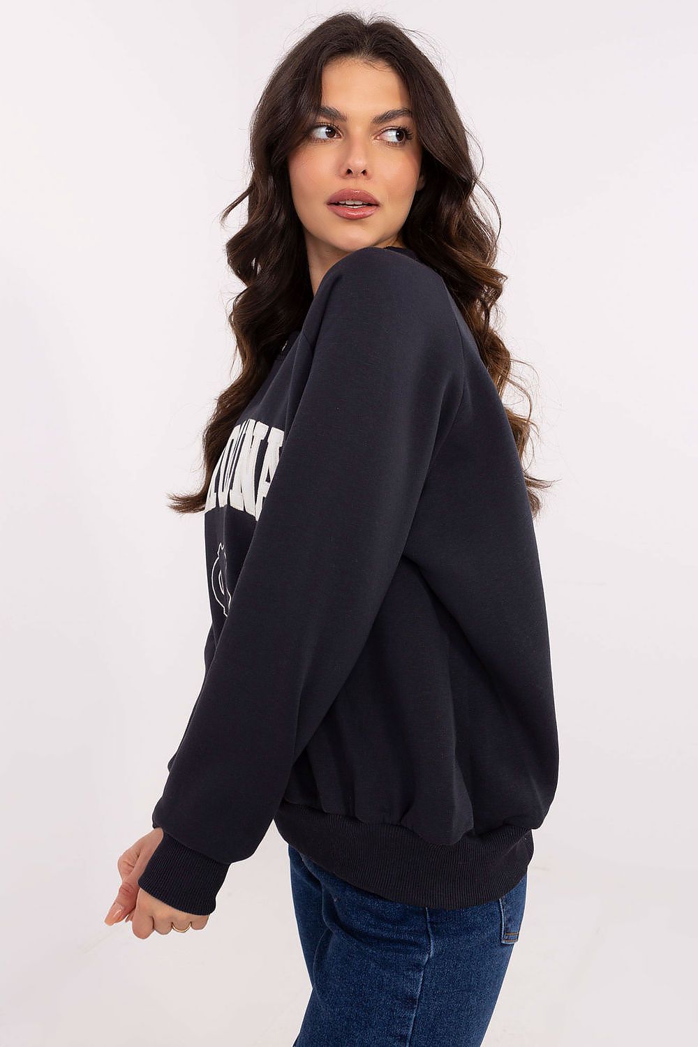 Women Loose Graphic Sweatshirt Urban Style-Women Sweatshirt-LeStyleParfait