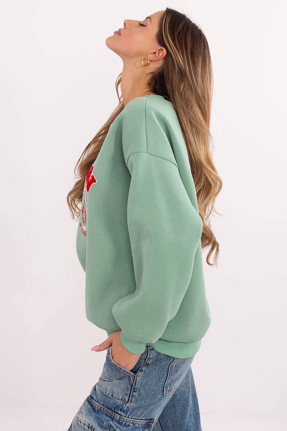 Women Loose Graphic Sweatshirt Urban Style-Women Sweatshirt-LeStyleParfait