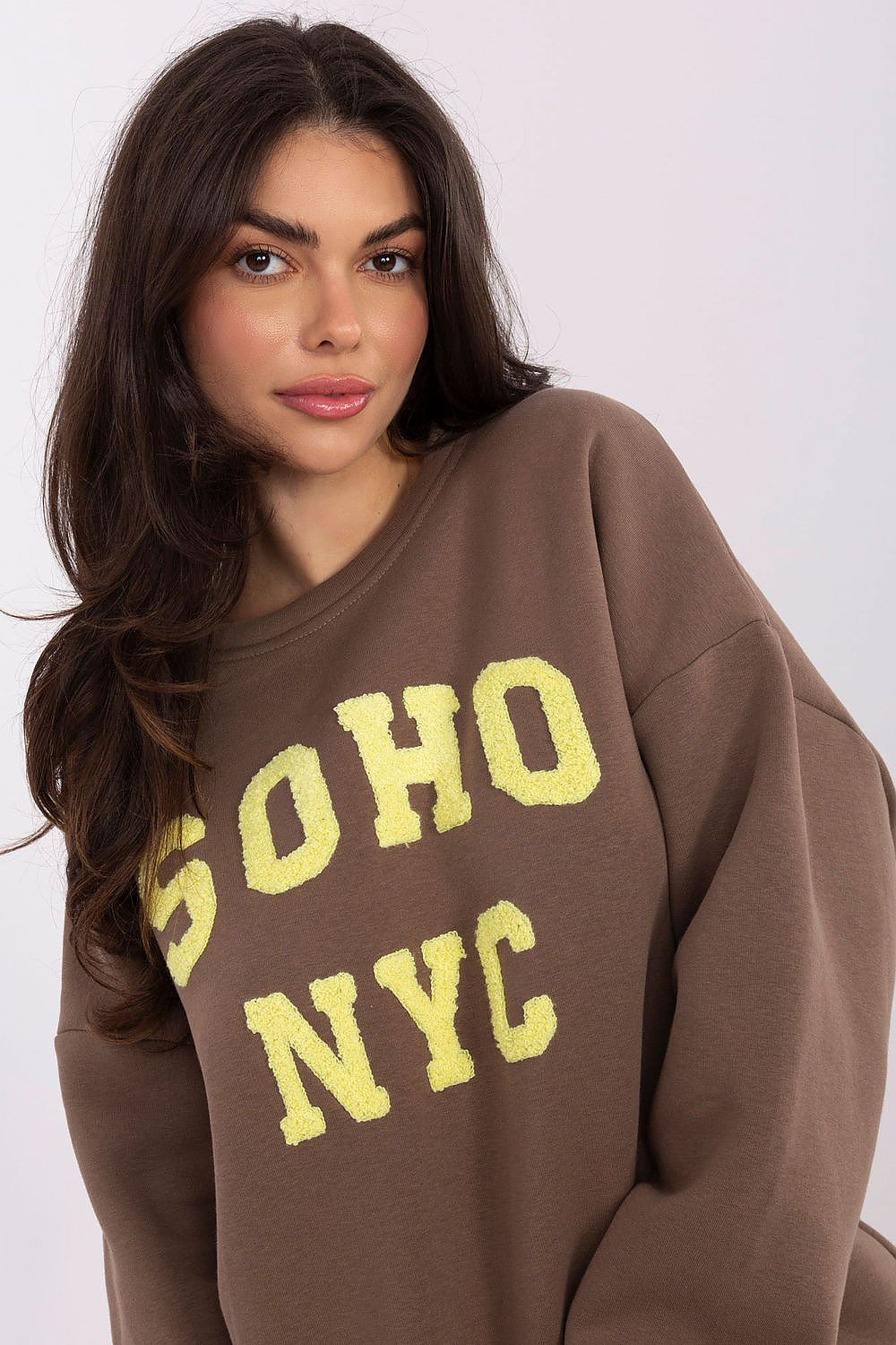 Women Loose Graphic Sweatshirt Urban Style-Women Sweatshirt-LeStyleParfait