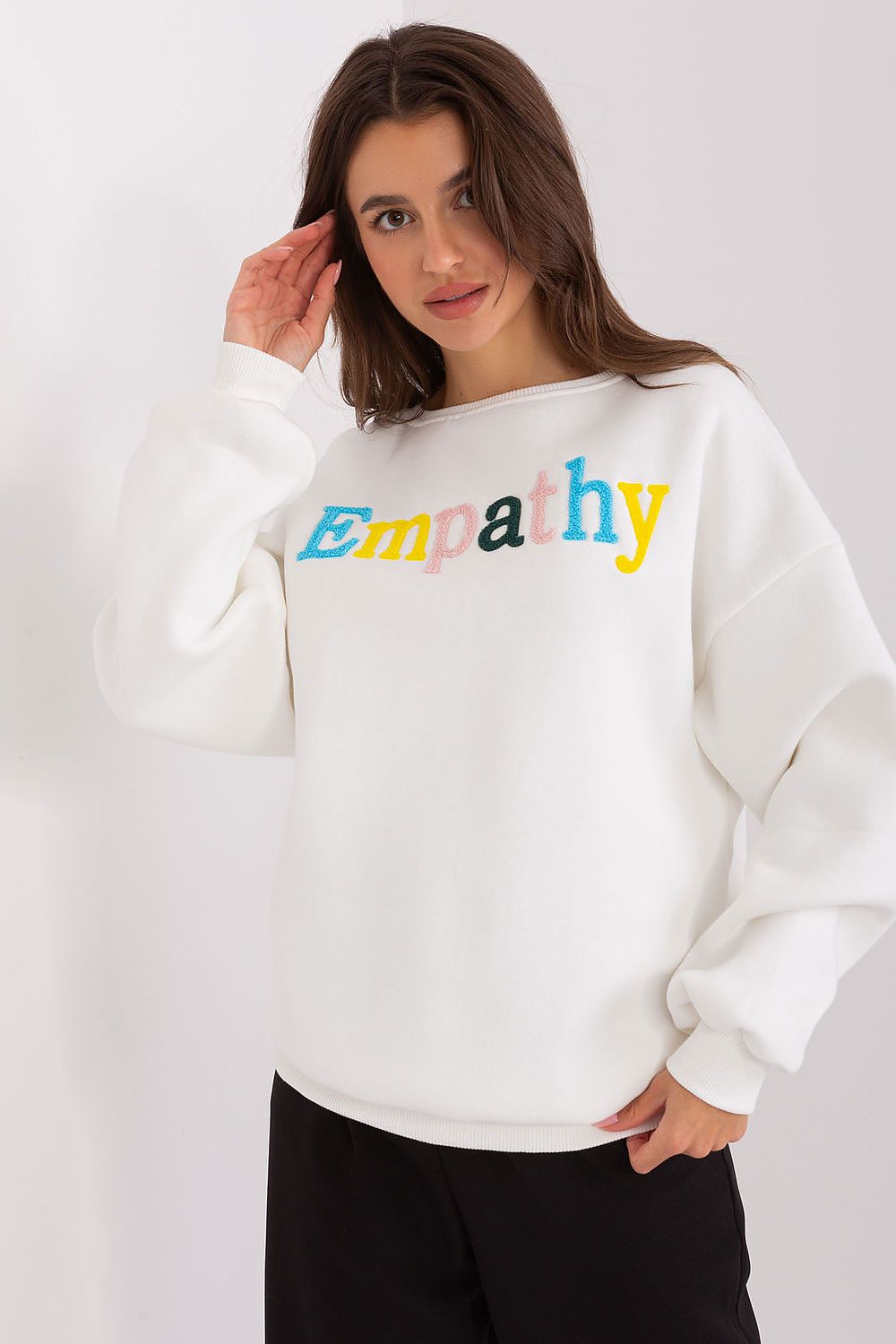 Women Loose Letters Pullover Sweatshirt Essential Style-Women Sweatshirt-LeStyleParfait