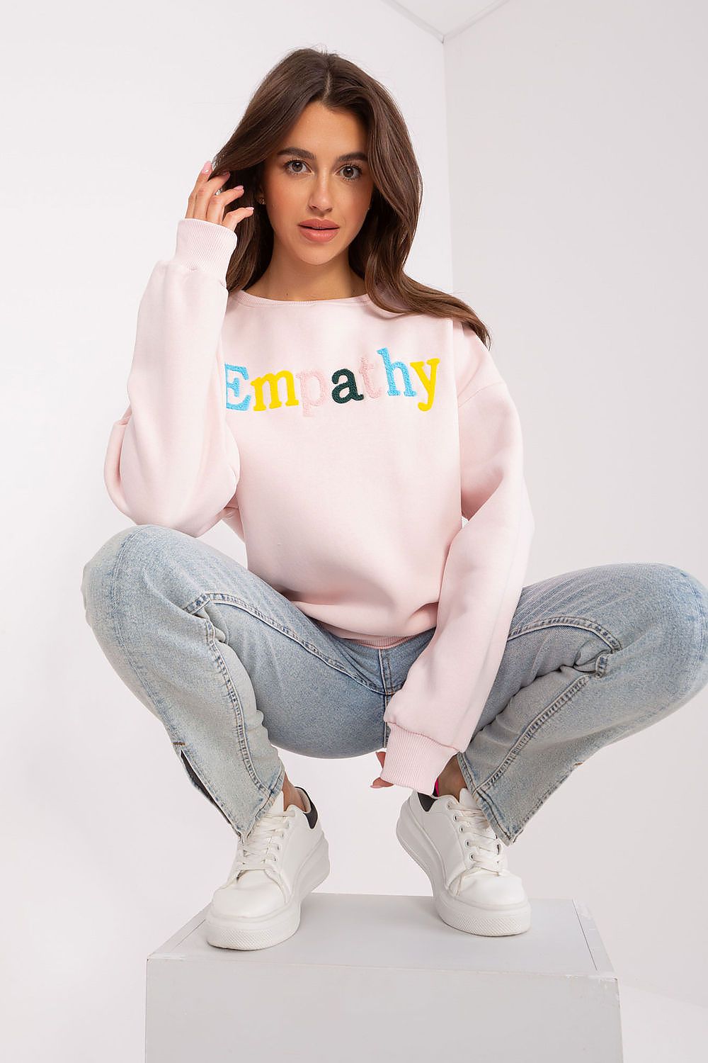 Women Loose Letters Pullover Sweatshirt Essential Style-Women Sweatshirt-LeStyleParfait